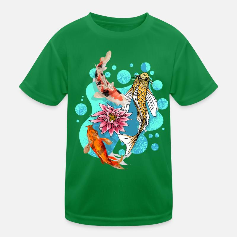 Koi Fish Kids Functional T-Shirt