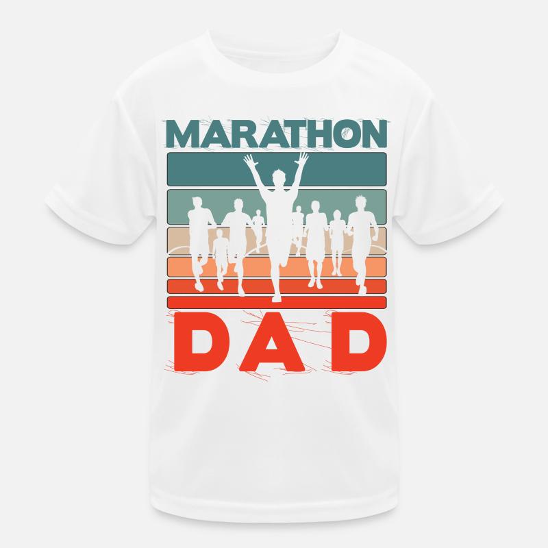 Marathon Dad Kinder Funktions-T-Shirt