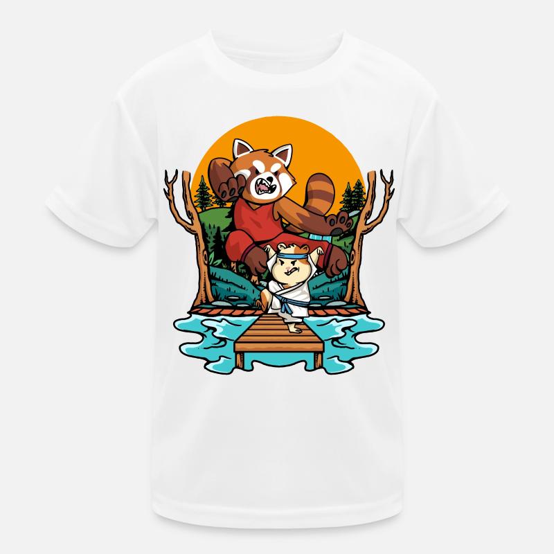 Roter Panda Kinder Funktions-T-Shirt