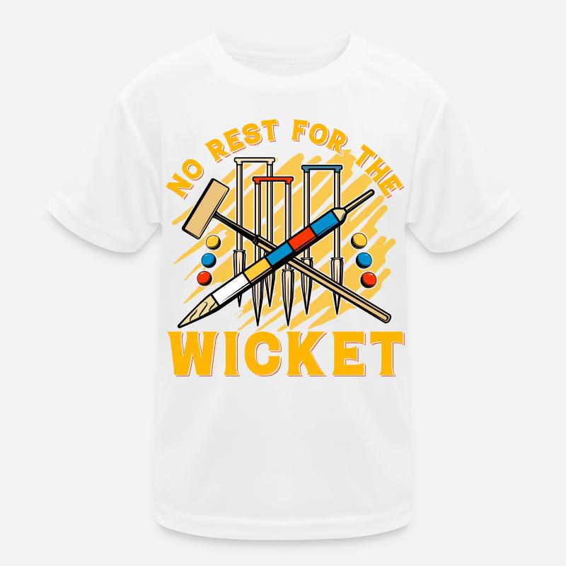 No rest for the Wicket Krocket Kinder Funktions-T-Shirt