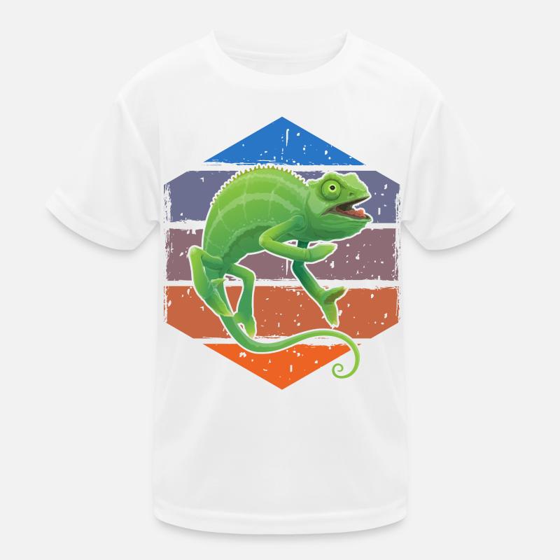 Chamäleon Kinder Funktions-T-Shirt