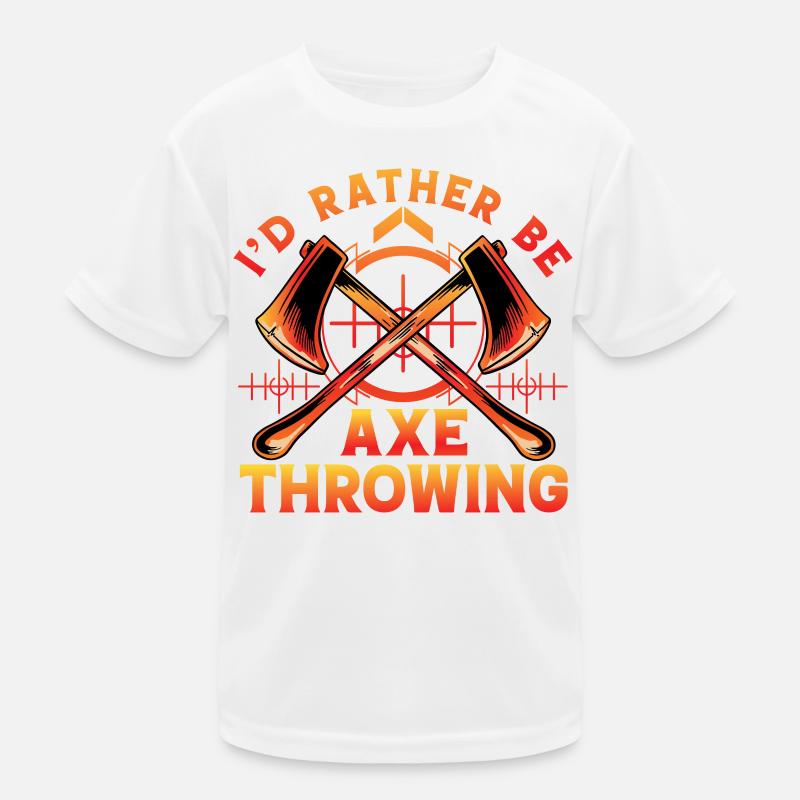 Je préfère lancer des haches T-shirt sport Enfant