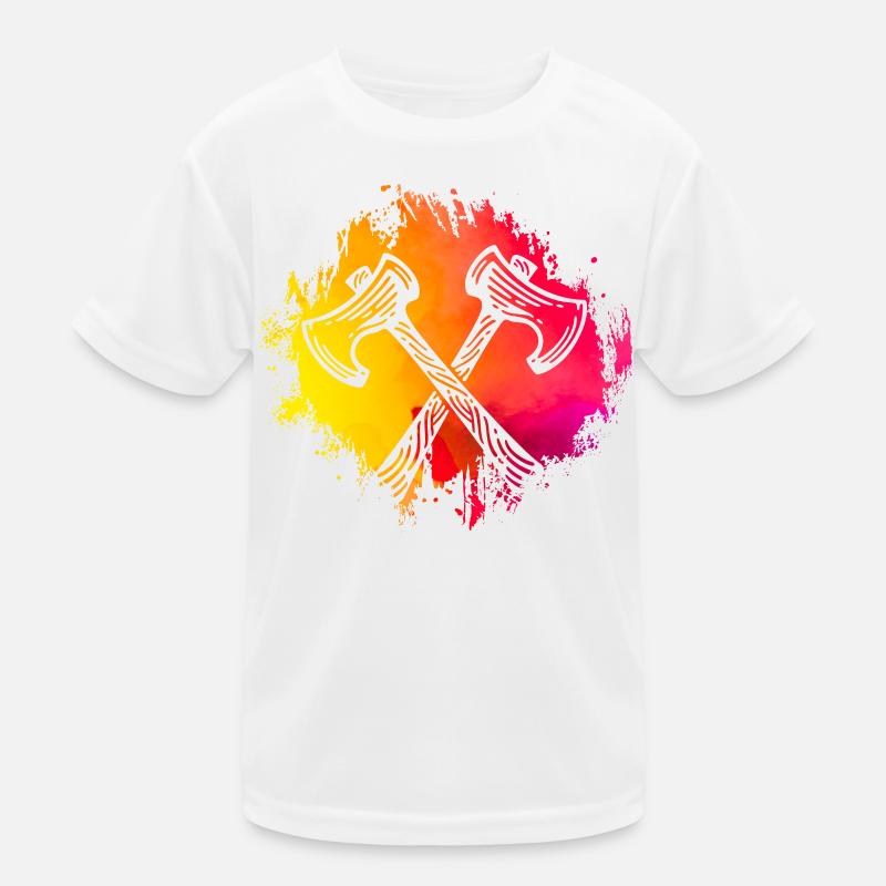 Lancer de hache rétro T-shirt sport Enfant