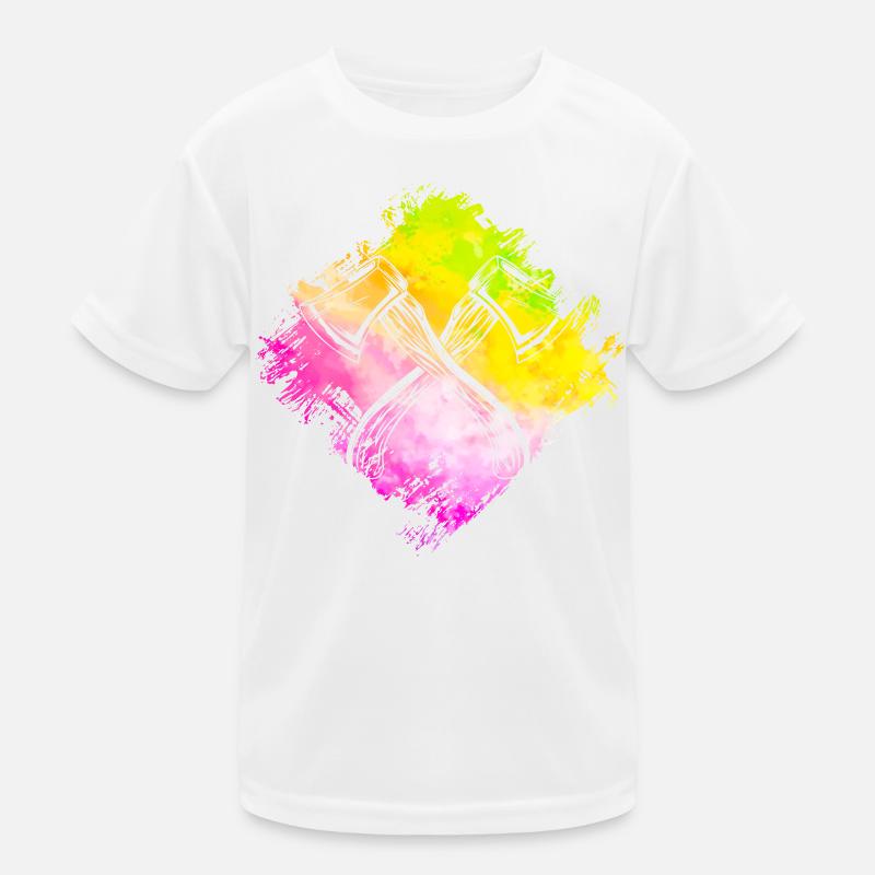 Axtwerfen Kinder Funktions-T-Shirt