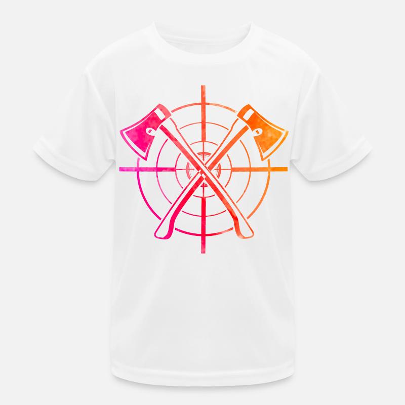 Lancer de hache rétro T-shirt sport Enfant
