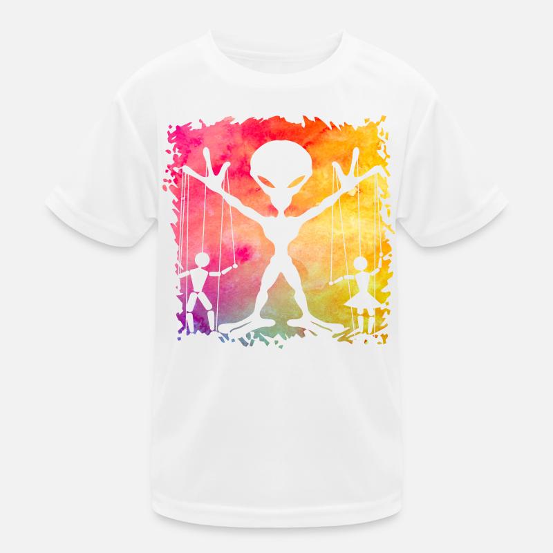 Alien Kinder Funktions-T-Shirt