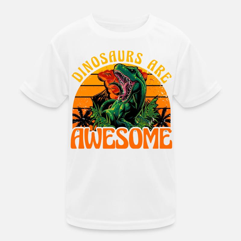 Dinosaurs are awesome Kinder Funktions-T-Shirt