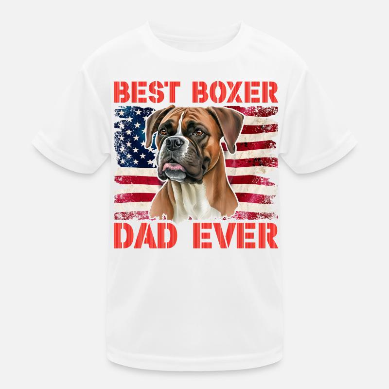 Best Boxer Dad Ever Kinder Funktions-T-Shirt