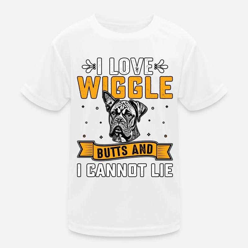I love wiggle butts and I cannot lie Kids Functional T-Shirt