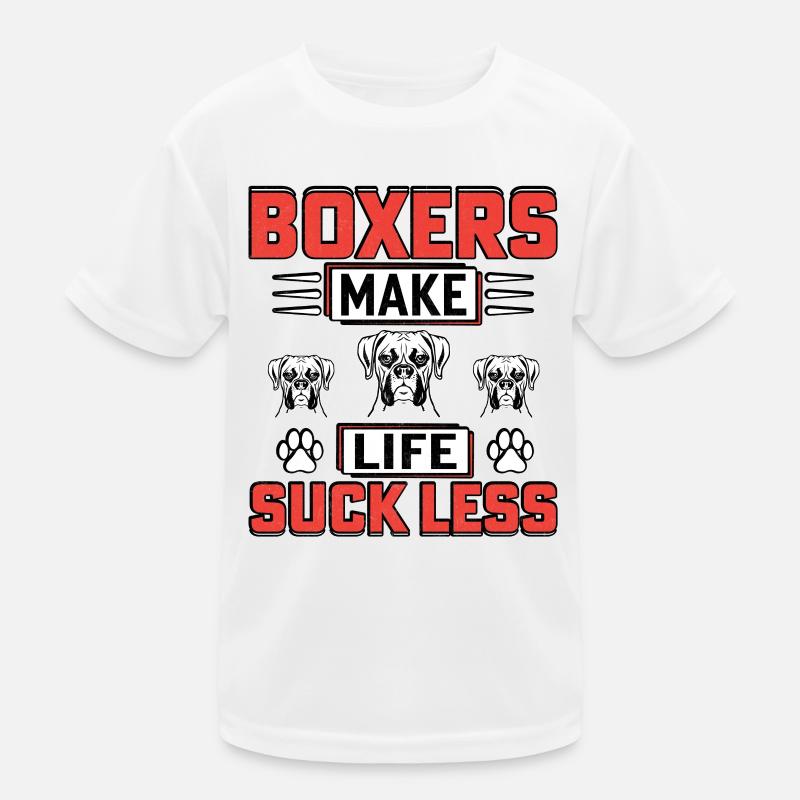 Boxers make life suck less Kinder Funktions-T-Shirt