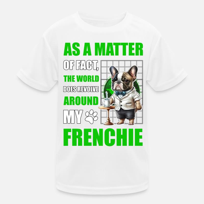 Bouledogue français Drôle de langage T-shirt sport Enfant
