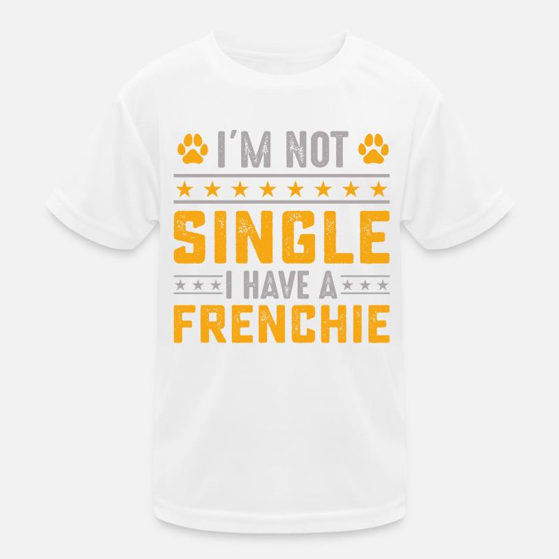 Je ne suis pas célibataire J’ai un frenchie T-shirt sport Enfant