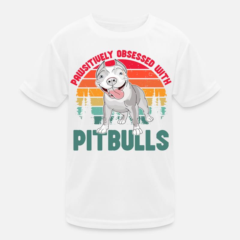 Pawsitivley obsessed with Pitbulls Kids Functional T-Shirt