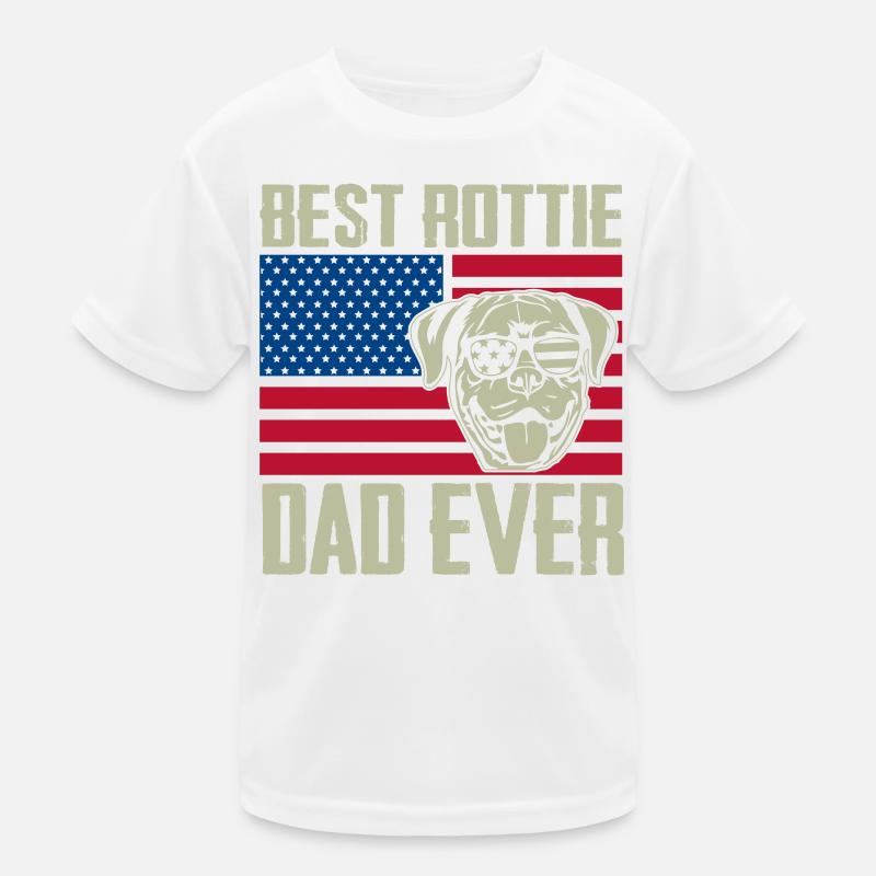 Best rottie dad ever Kids Functional T-Shirt
