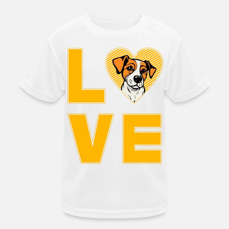 L’amour du beagle T-shirt sport Enfant