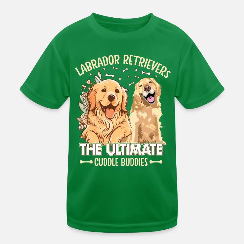 Labrador Retrievers the ultimate cuddle buddies Kinder Funktions-T-Shirt