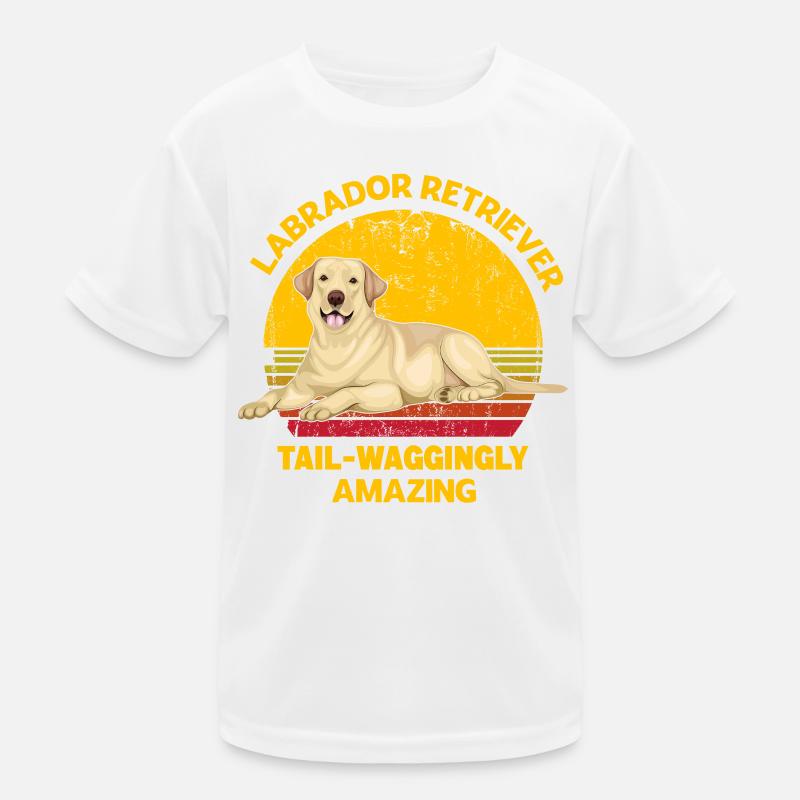 Labrador Retriever T-shirt sport Enfant