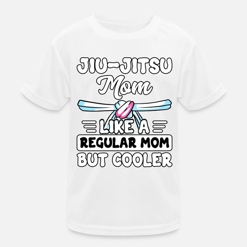 Maman Jiu-Jitsu comme une maman ordinaire mais plus cool T-shirt sport Enfant