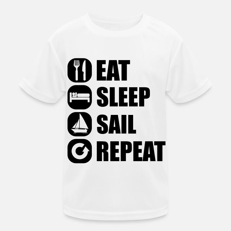eat_sleep_sail_repeat_12_1f T-shirt sport Enfant