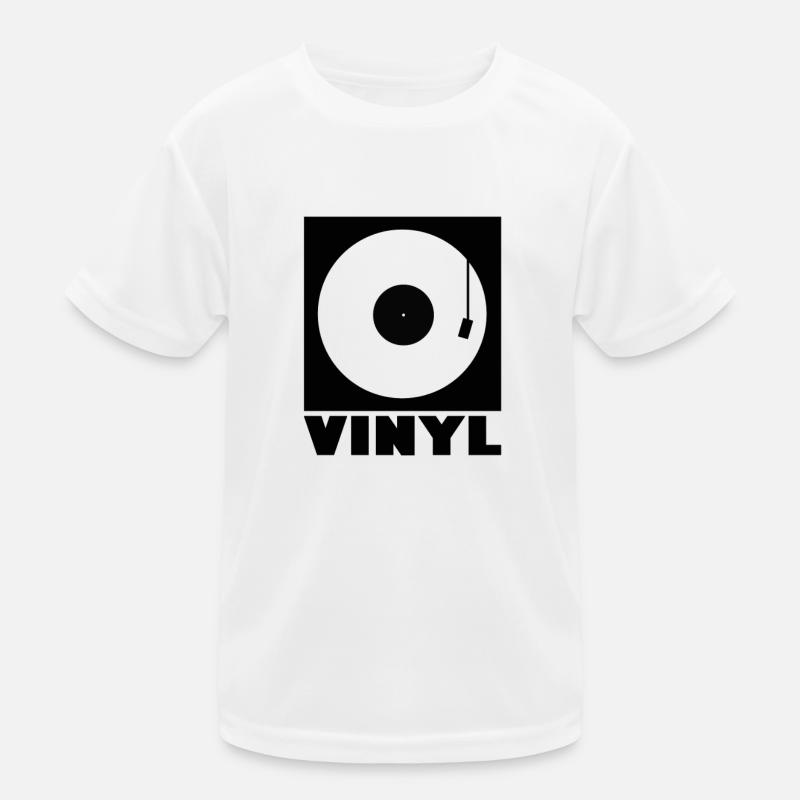 Vinyl Record Record Player Kids Functional T-Shirt