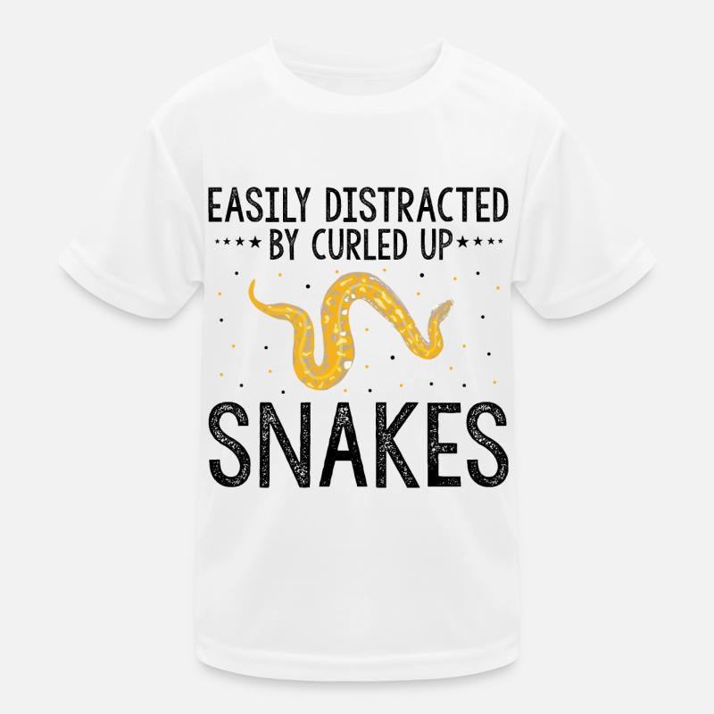 King python design pour les amateurs de serpents T-shirt sport Enfant