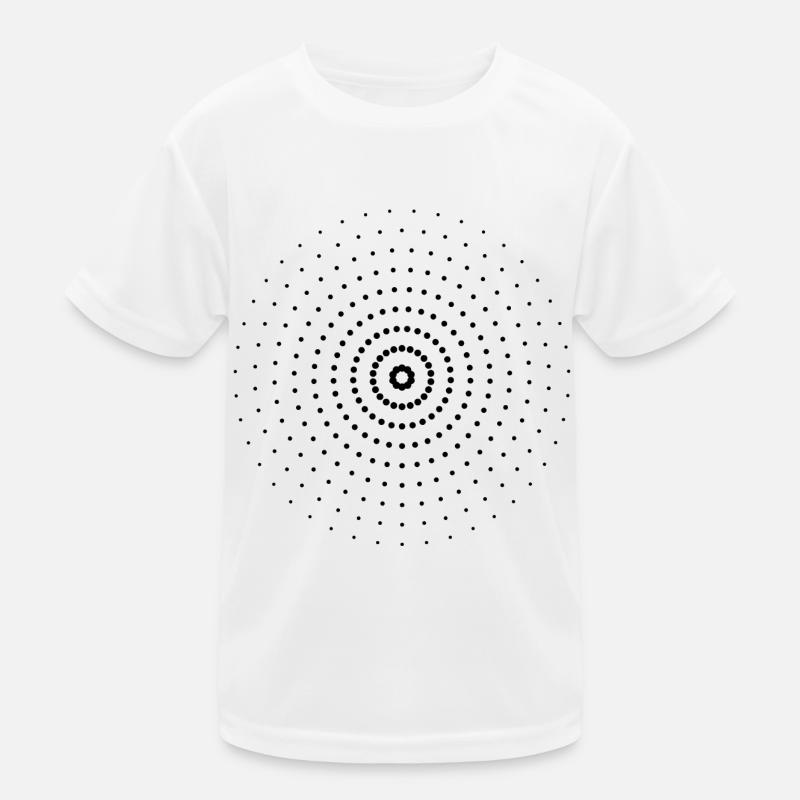 Blurry| Points | Black| gift idea Kids Functional T-Shirt