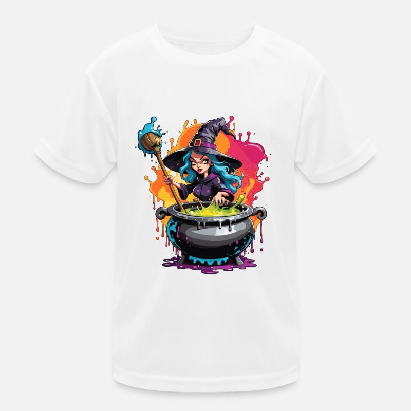 Witch / Magic / Witch Ritual / Fairy Tale / Spell Kids Functional T-Shirt