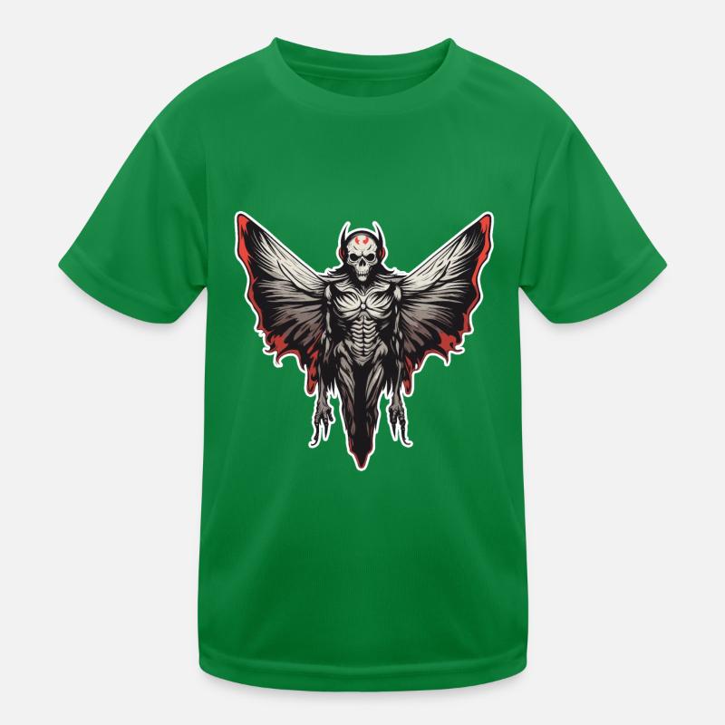 Mothman / Moth / Insect / Mythical Creature / Flutter Kids Functional T-Shirt