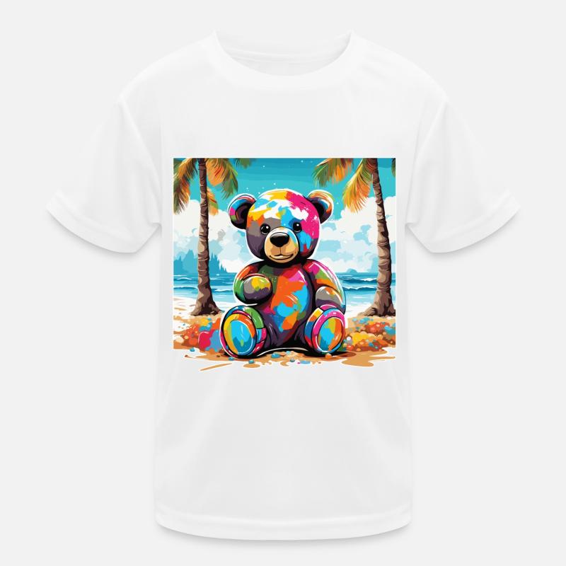Teddybär / Kuscheltier / Stofftier / Geschenkidee Kinder Funktions-T-Shirt