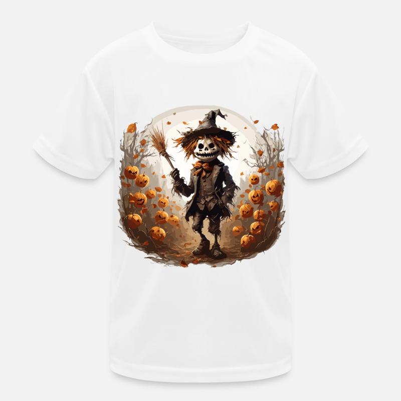 Scarecrow / Harvest Worker / Corn Field / Field Kids Functional T-Shirt