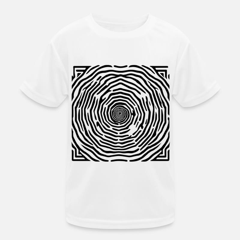 Psychedelisch / Hippie / Goa / Labyrinth / Muster Kinder Funktions-T-Shirt