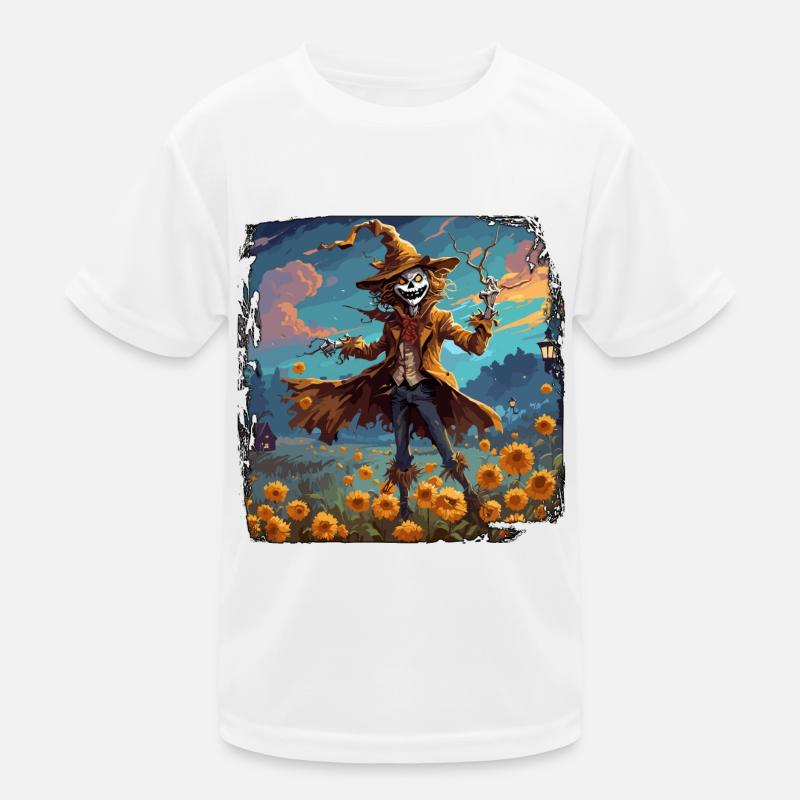 Scarecrow / Harvest Worker / Corn Field / Field Kids Functional T-Shirt