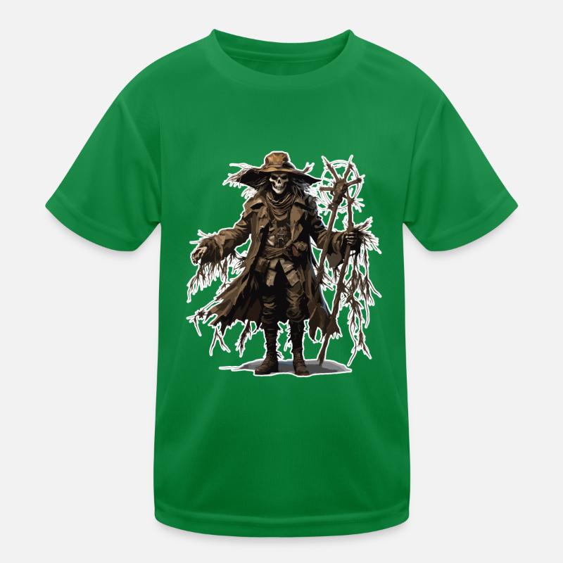 Scarecrow / Harvest Worker / Corn Field / Field Kids Functional T-Shirt