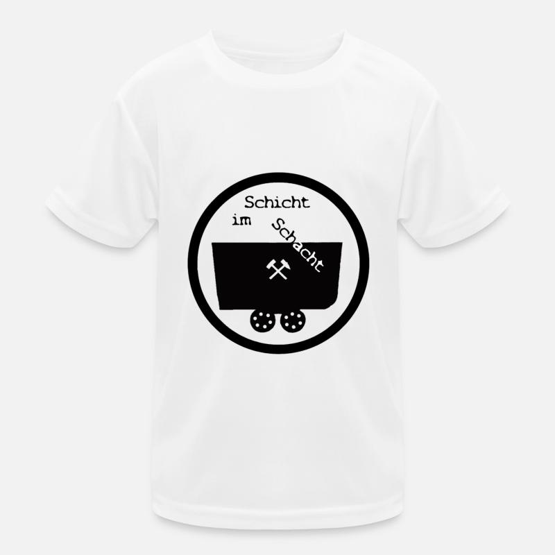 Schicht im Schacht (Lore) Kinder Funktions-T-Shirt