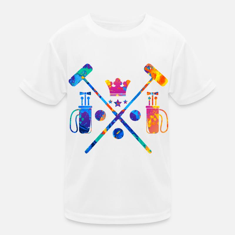 Krocket Kinder Funktions-T-Shirt