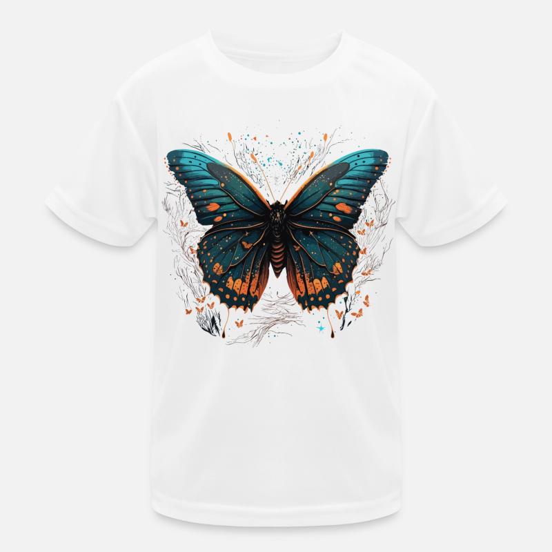 Couleurs papillon T-shirt sport Enfant