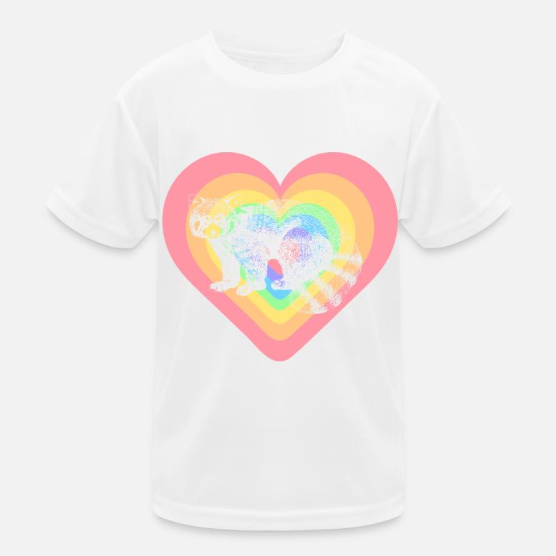 Roter Panda Kinder Funktions-T-Shirt