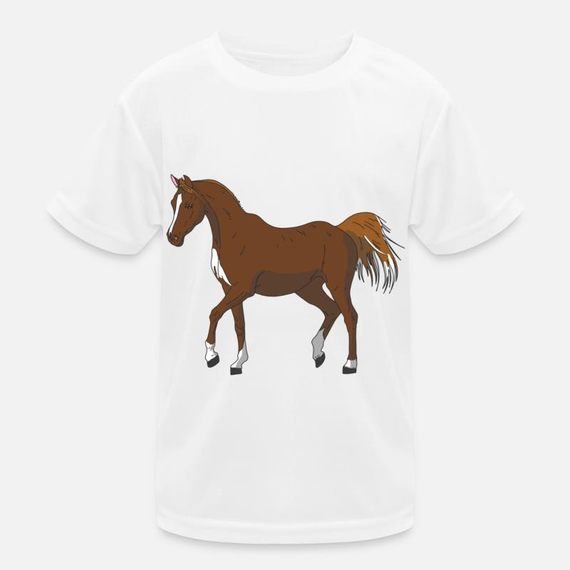 Cheval T-shirt sport Enfant