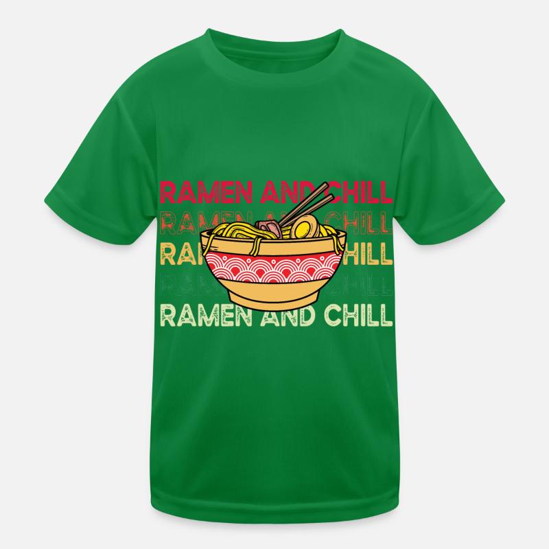 Ramen and Chill Kinder Funktions-T-Shirt