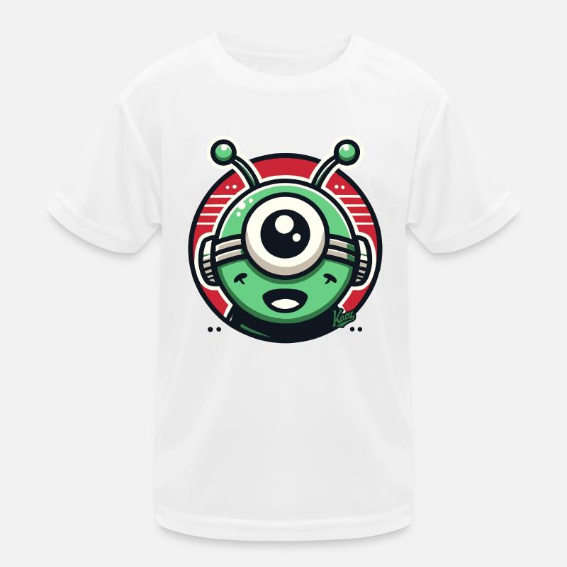Friendly Alien Cyclops Kids Functional T-Shirt