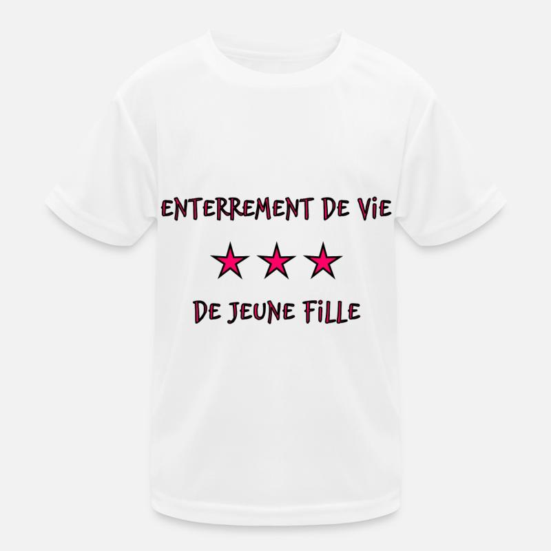 EVJF. JUST MARRIED. VIVE LES MARIES T-shirt sport Enfant