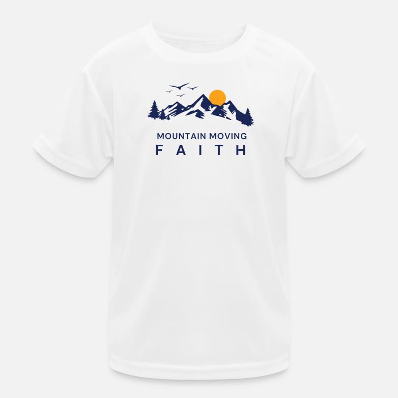 Berg versetzender Glaube. Kinder Funktions-T-Shirt