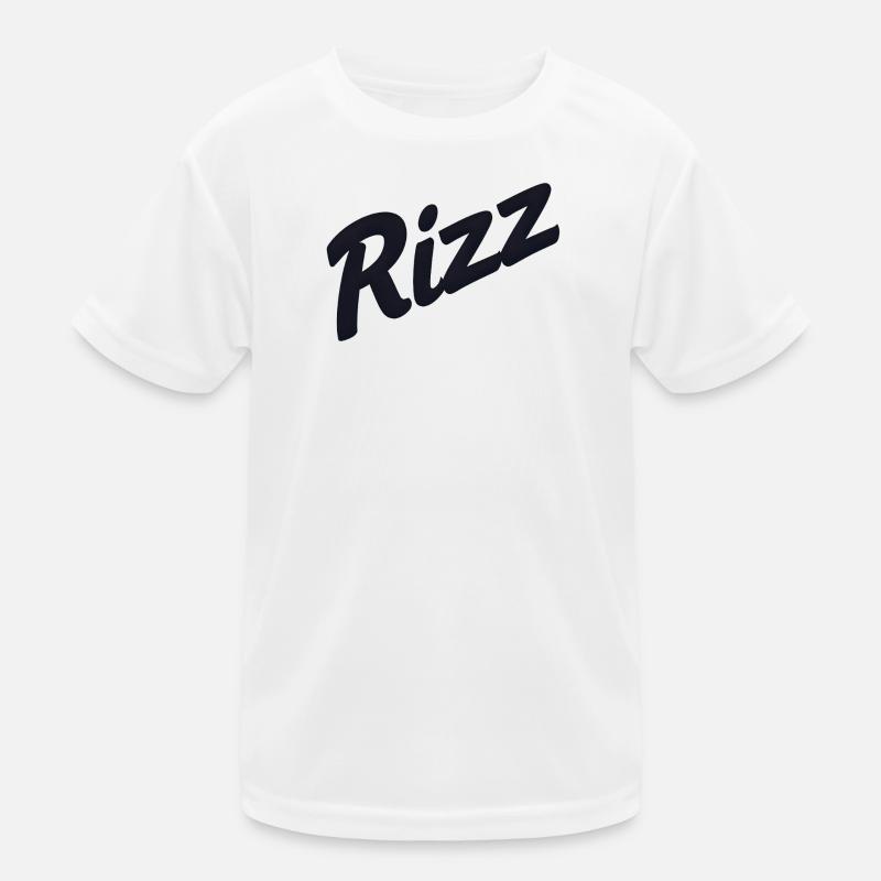 Rizz Neon-Skript Kinder Funktions-T-Shirt