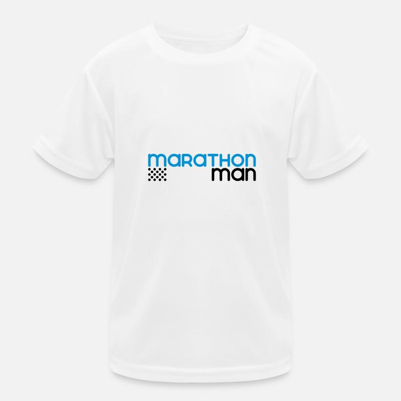 Marathon-Mann - Anpassbare Kinder Funktions-T-Shirt