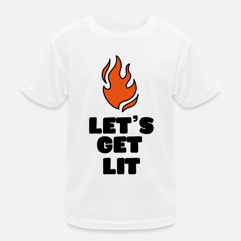 LIGHTER FIRE FIRE CAMPFIRE CAMPGROUND CAMP MOTIFS Kids Functional T-Shirt