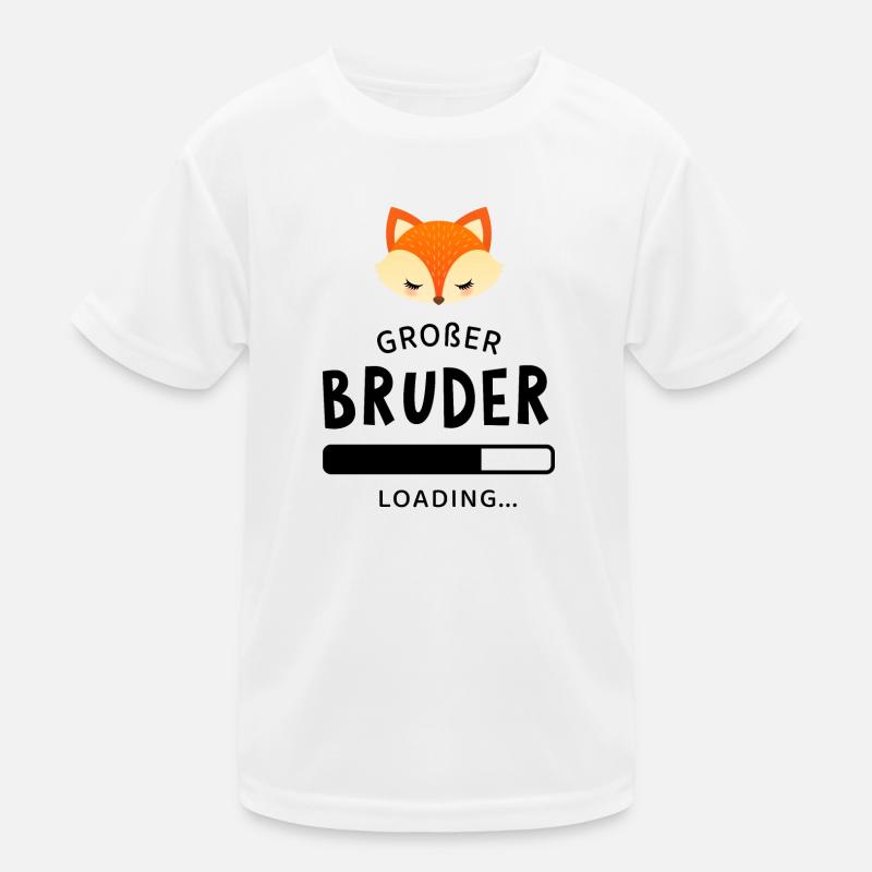 Großer Bruder Loading Fuchs Fox Kinder Funktions-T-Shirt