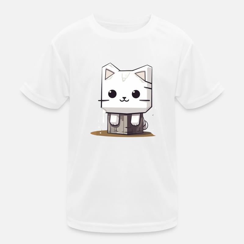 verträumte Marshmello Kitty "Sticky" Kinder Funktions-T-Shirt