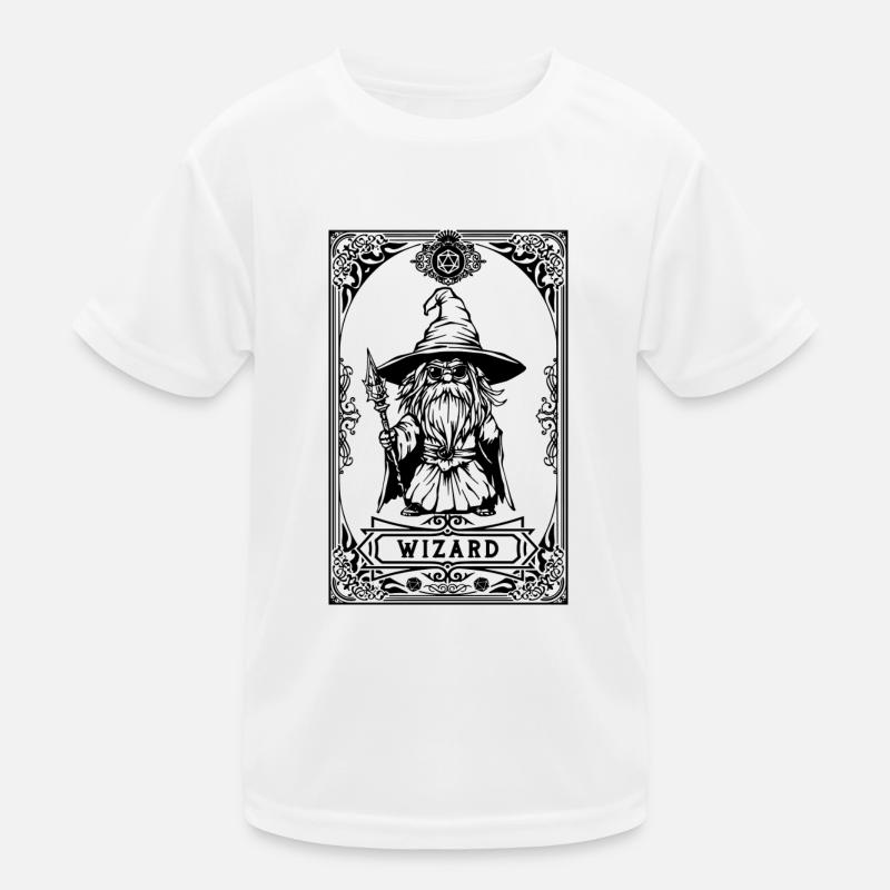 Wizard RPG Tarot Card chibi T-shirt sport Enfant