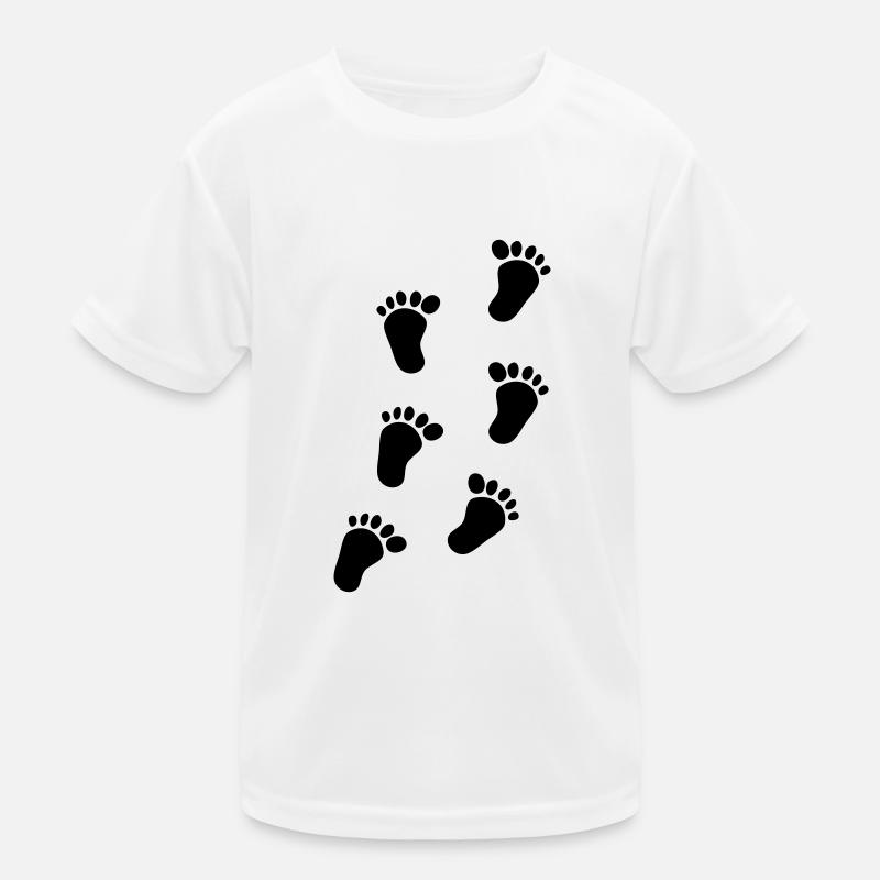pieds de bébé T-shirt sport Enfant