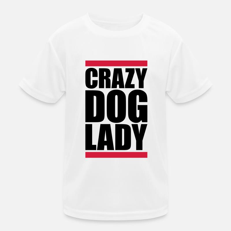 Citation de Crazy Dog Lady T-shirt sport Enfant